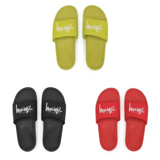 【Focus Store】 Stussy x Nike Benassi Slide 拖鞋 聯名 沙灘拖鞋 黑 紅 黃