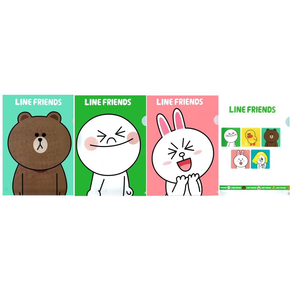 Line Friends系列文件夾 都只有一個喜歡的圈起來告知 蝦皮購物