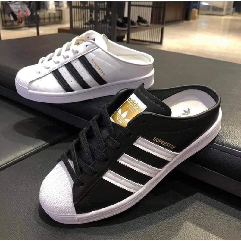 Deshopping Adidas Mule Fx0527 Fx0528 金標懶人鞋後跟 蝦皮購物