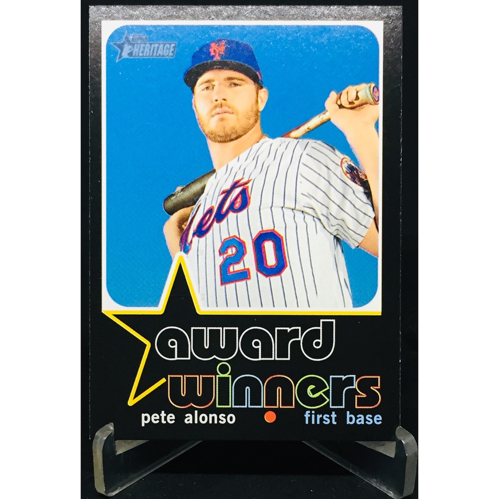 PETE ALONSO 特卡 棒球卡 2020 TOPPS HERITAGE AWARD WINNERS AW-5