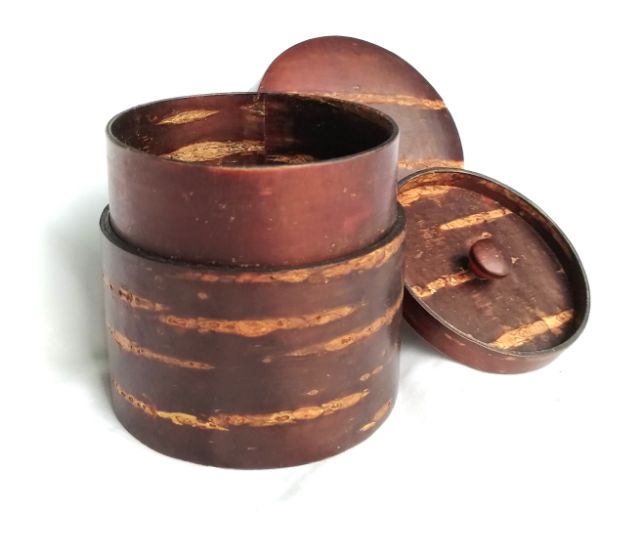 日本精工手作櫻皮細工茶罐，售3800元。 | 蝦皮購物