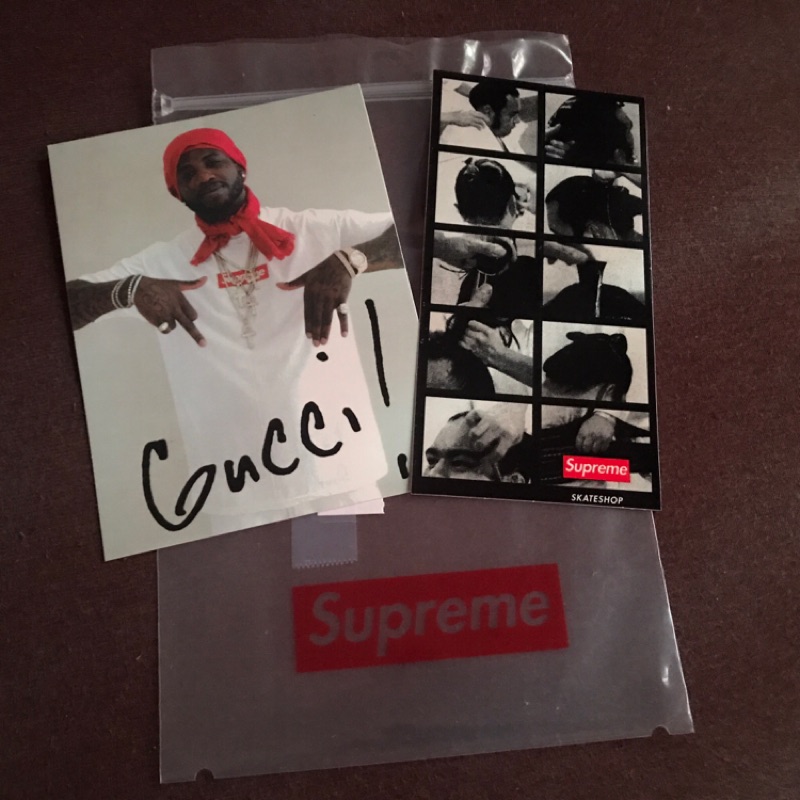 Supreme X Gucci 貼紙