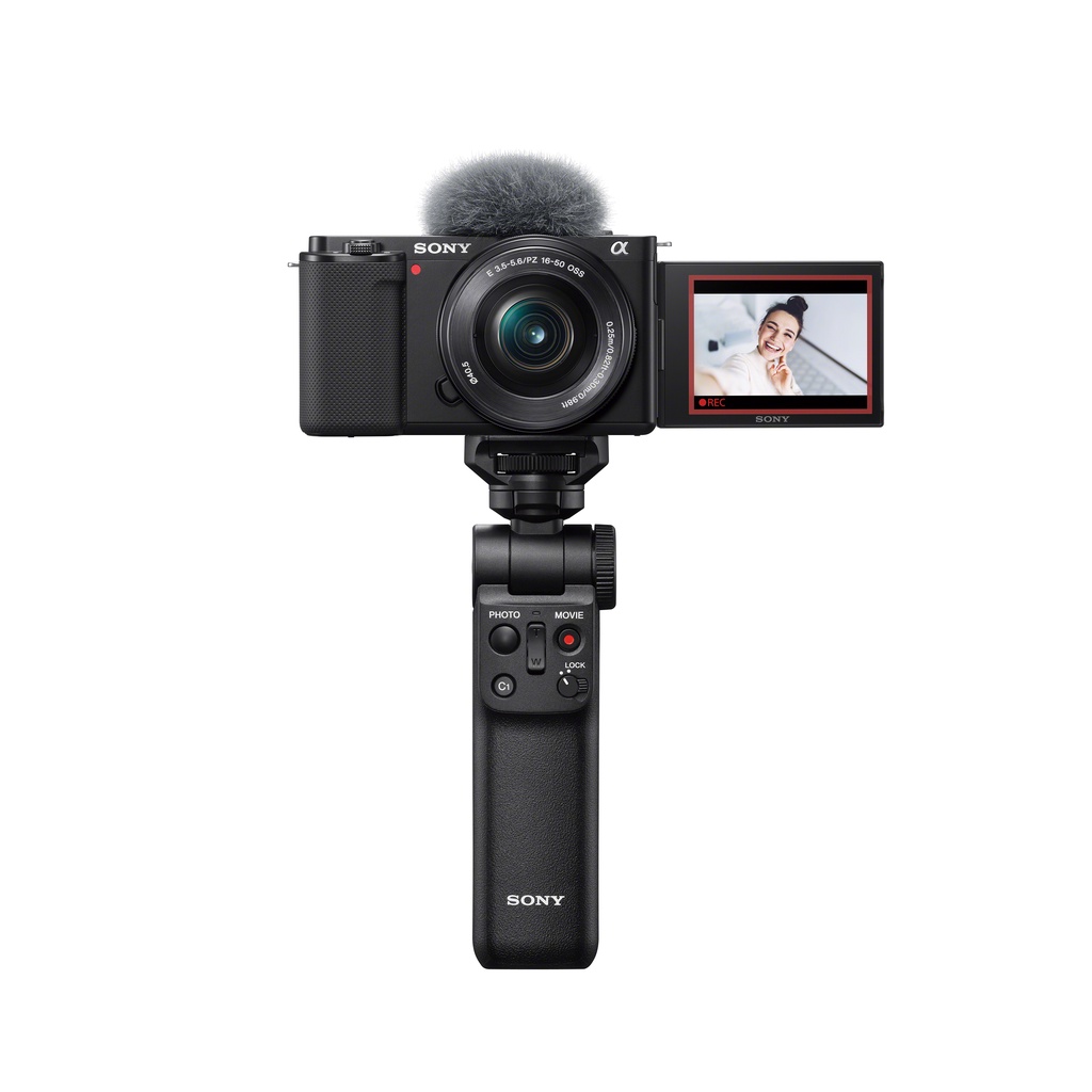 【高雄四海】全新公司貨SONY ZV-E10+16-50mm手持握把組．Vlog 側翻螢幕 4K錄影 ZVE10