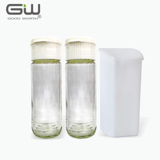 【官方直營】-GW水玻璃- 釀造機配件組(梅酒瓶2入+發酵杯1入) (優格機、釀造機適用)