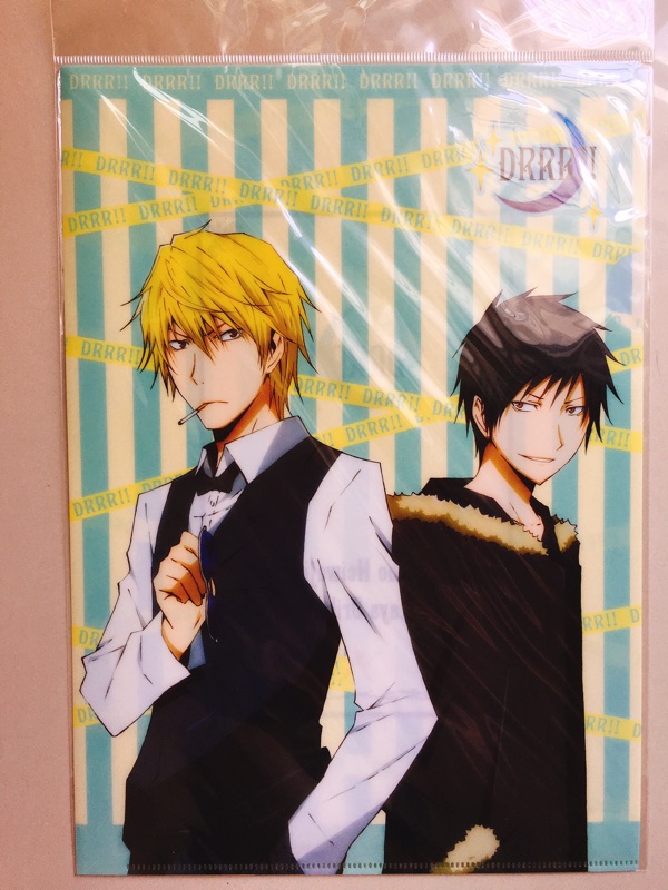 全新現貨無頭騎士異聞錄平和島靜雄折原臨也a4 資料夾l夾durarara 官方周邊drrr デュラララ 蝦皮購物