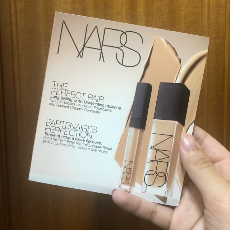 NARS 極光亮顏粉底液+遮瑕 色卡 medium 試用 小樣