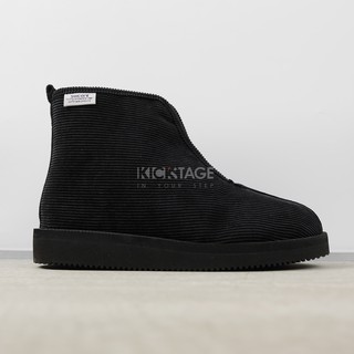 SUICOKE KENN-COM 黑色 拉鍊 絨毛 保暖 麂皮 雪靴 靴子 短統靴 【SK106COMBK】