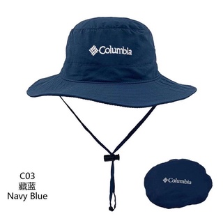 【現貨速發】可摺叠 哥倫比亞 columbia登山帽 漁夫帽 便擕可收納登山帽遮陽帽 防晒防紫外線 透氣