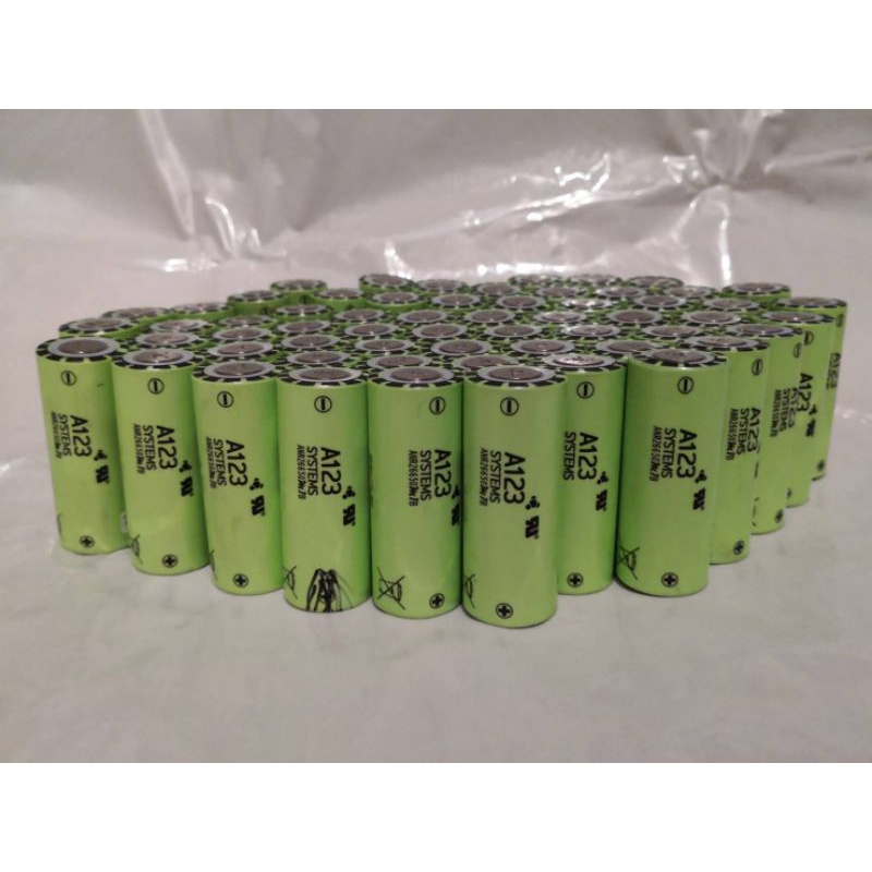 美國A123磷酸鐵鋰動力電池26650 點焊拆機正常品