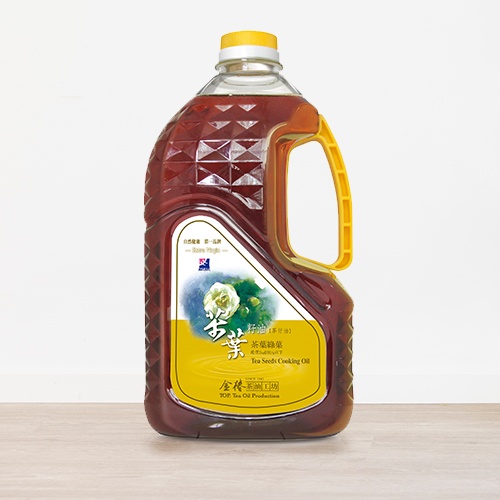 【金椿茶油工坊】茶葉綠菓-茶葉籽油1800ml