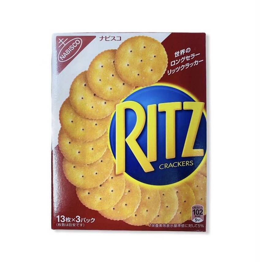 麗滋RITZ 原味餅乾 13片x3小袋入