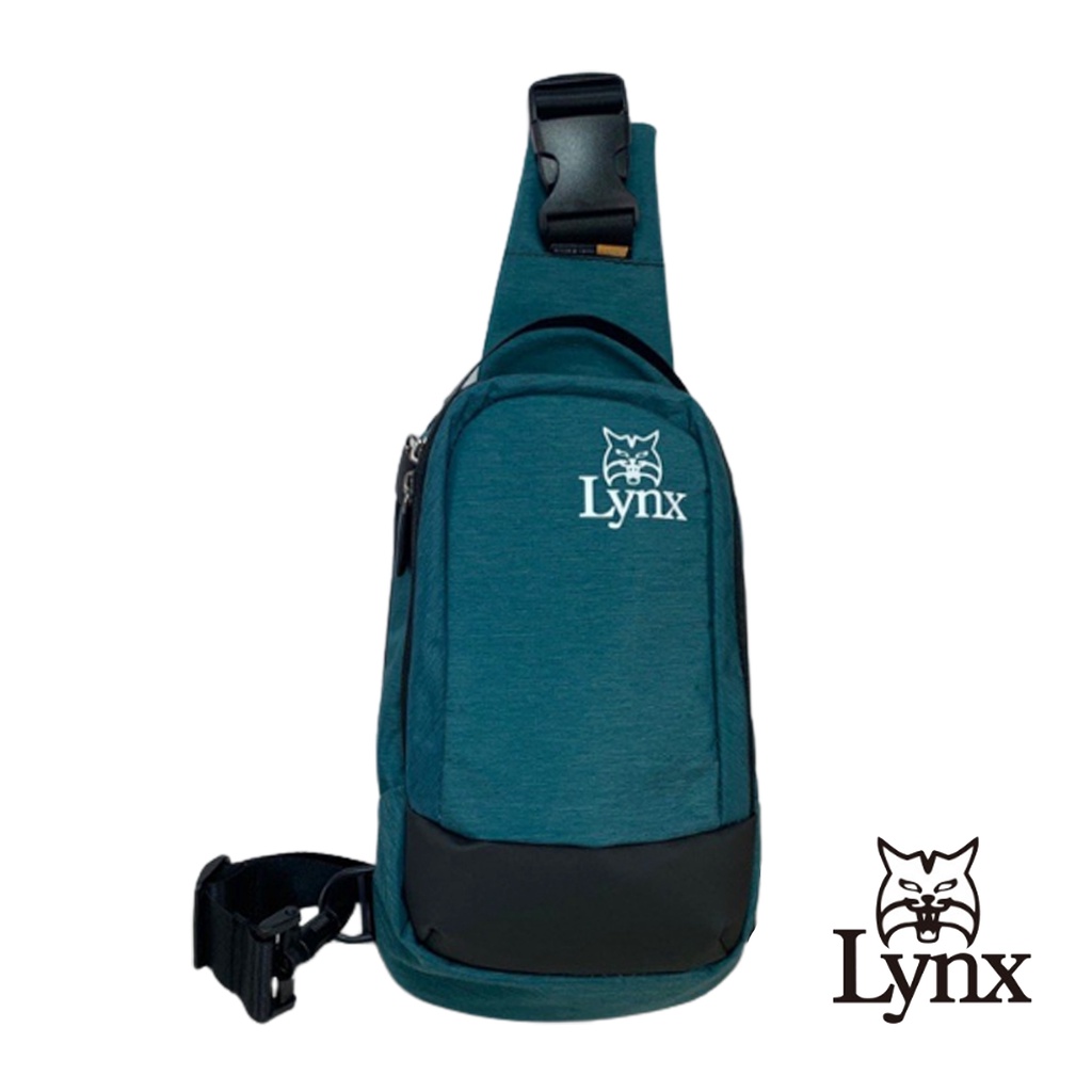 Lynx 專櫃皮件 胸包 、單肩背包LY39-2P51-46 湖水綠 $1180