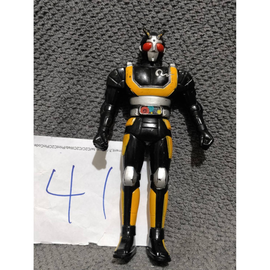 出清 日版  現況品  41  掌中軟膠 18cm  假面騎士BLACK RX  機械騎士