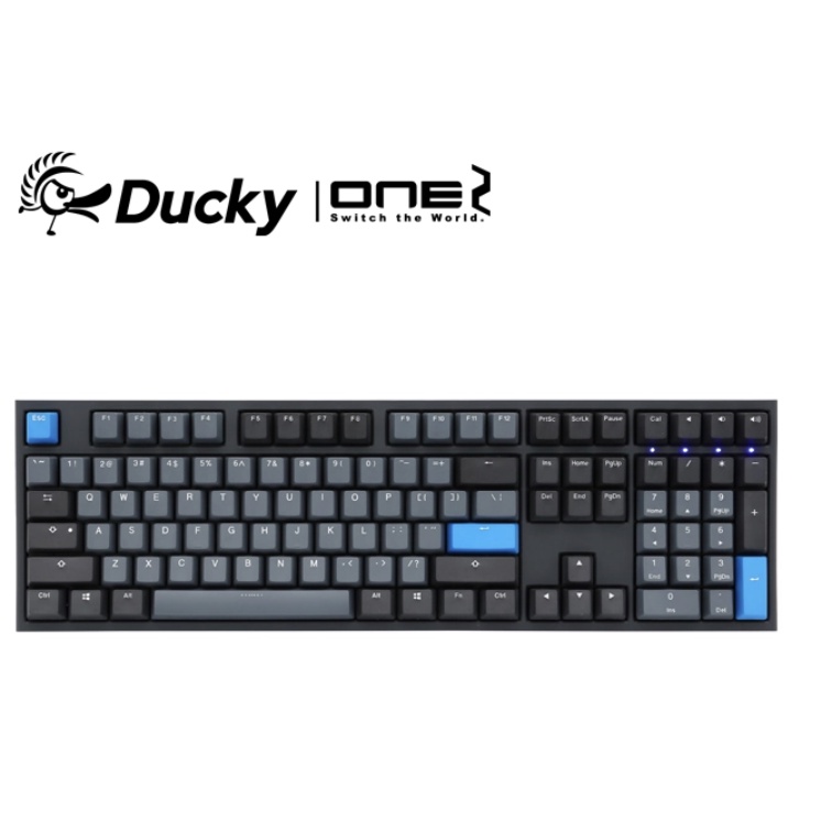 【二手】Ducky One2 Skyline 天際線二色 機械式鍵盤 茶軸軸 中文 PBT二色