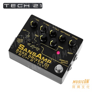 【民揚樂器】Tech 21 Bass Driver DI V2 電貝士效果器 Bass前級 電貝斯效果器 音箱模擬