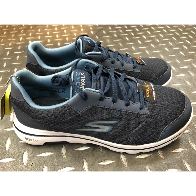 藍白 SKECHERS GO WALK 5