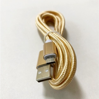 金屬質感 USB 充電傳輸線 鋁製外殼設計，有效減少電磁干擾 充電線 傳輸線 隨機色