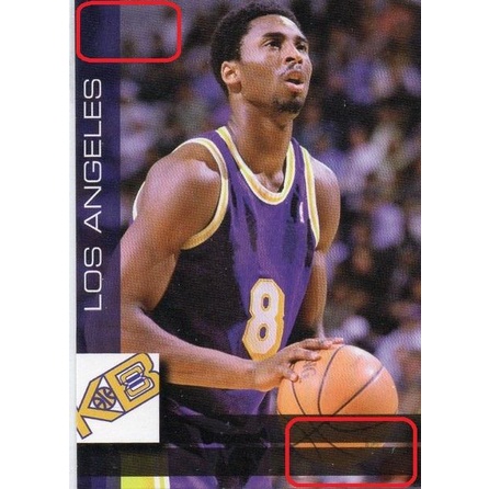 NBA 球員卡 Kobe Bryant 1998 Edge Kobe Bryant 錯誤卡 漏印名字&amp;品牌