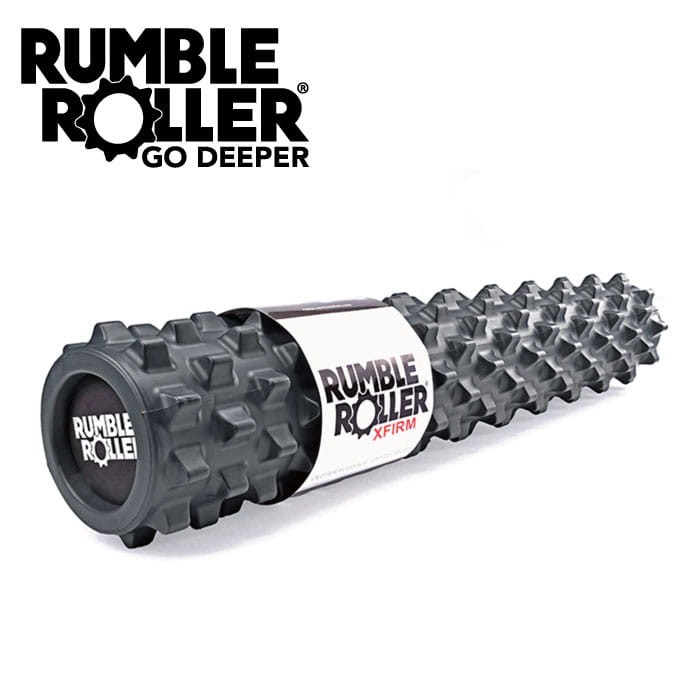 免運優惠｜Rumble Roller 深層按摩滾輪 狼牙棒 長版 黑色 加強版 30吋