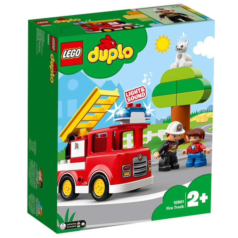 【台中OX創玩所】 LEGO 10901 得寶系列 消防車 DUPLO 大顆粒 樂高