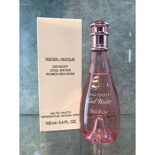 TESTER香水💕💕 Davidoff Cool water Sea Rose 冷泉海洋玫瑰女性淡香水 100ml