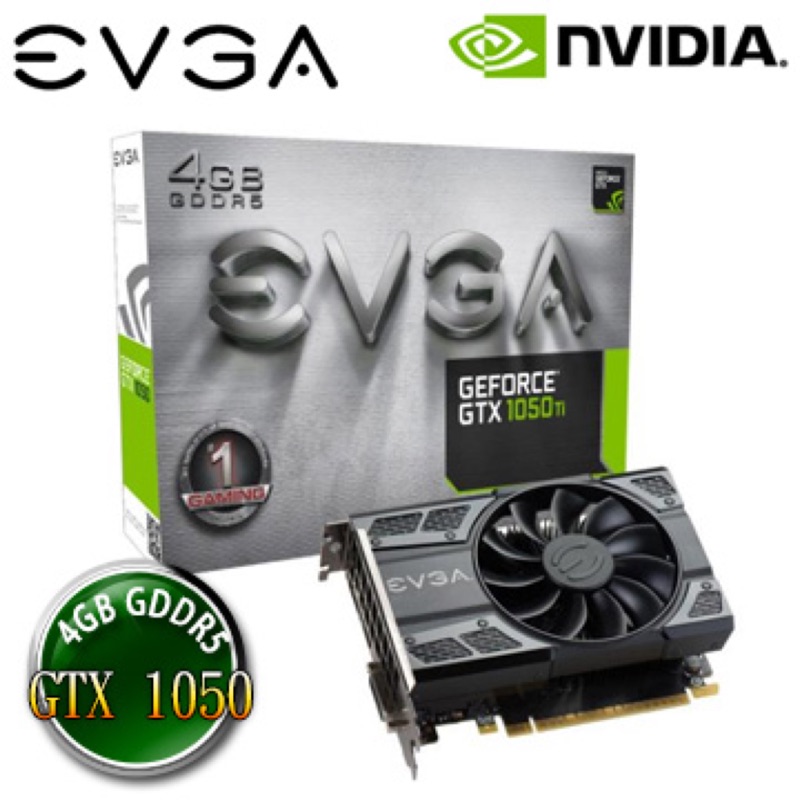 艾維克EVGA GTX1050 Ti 4GB REF GAMING GDDR5 PCI-E