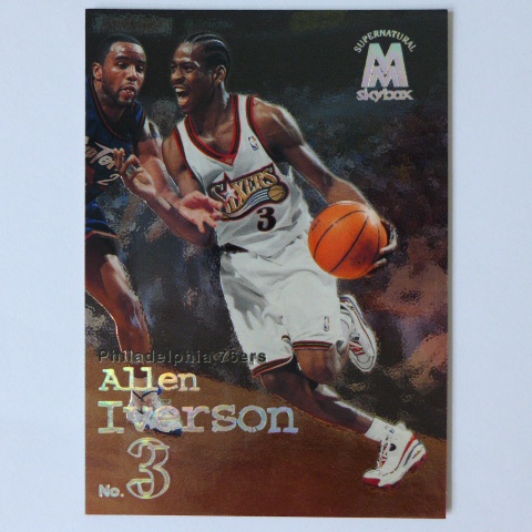 ~ Allen Iverson ~AI戰神.得分王.名人堂/艾佛森 經典小艾 NBA球員卡 ~3