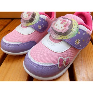 <正版>三麗鷗 Hello Kitty 13.5~17.5cm 兒童LED燈鞋【719807】紫粉色 台灣製造