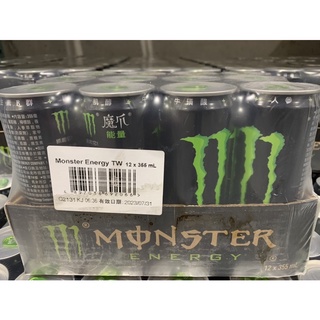 Monster Energy魔爪碳酸能量飲料 355ml*12入 好市多代購
