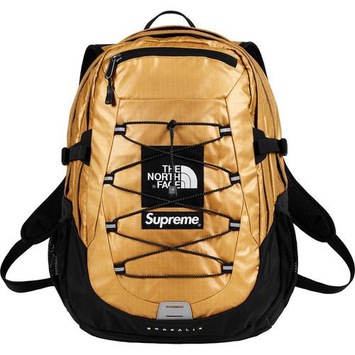 【現貨】 Supreme x The North Face Metallic Borealis 後背包 金色 潮流 聯名