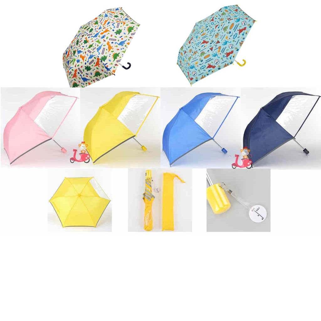阿猴達可達 日本空運限定款兒童學童專用透明傘面折傘輕便輕量50cm折疊傘透明雨傘傘全新特價中 蝦皮購物