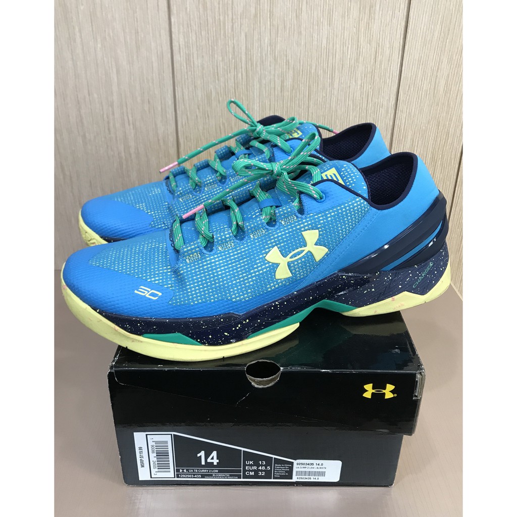 UA UNDER ARMOUR Curry 2 Low Select Camp 1292503-435 US14