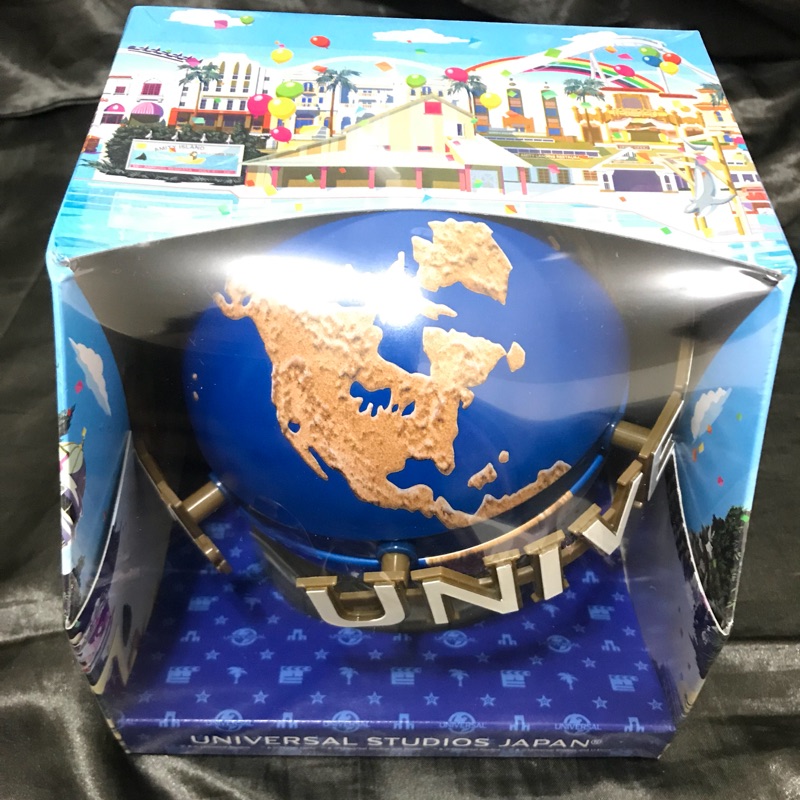 日本大阪環球影城糖果罐，立體地球