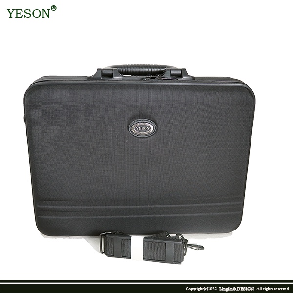 【YESON】手提側背硬式雙層電腦公事包/手提箱/公事箱/工具箱5175