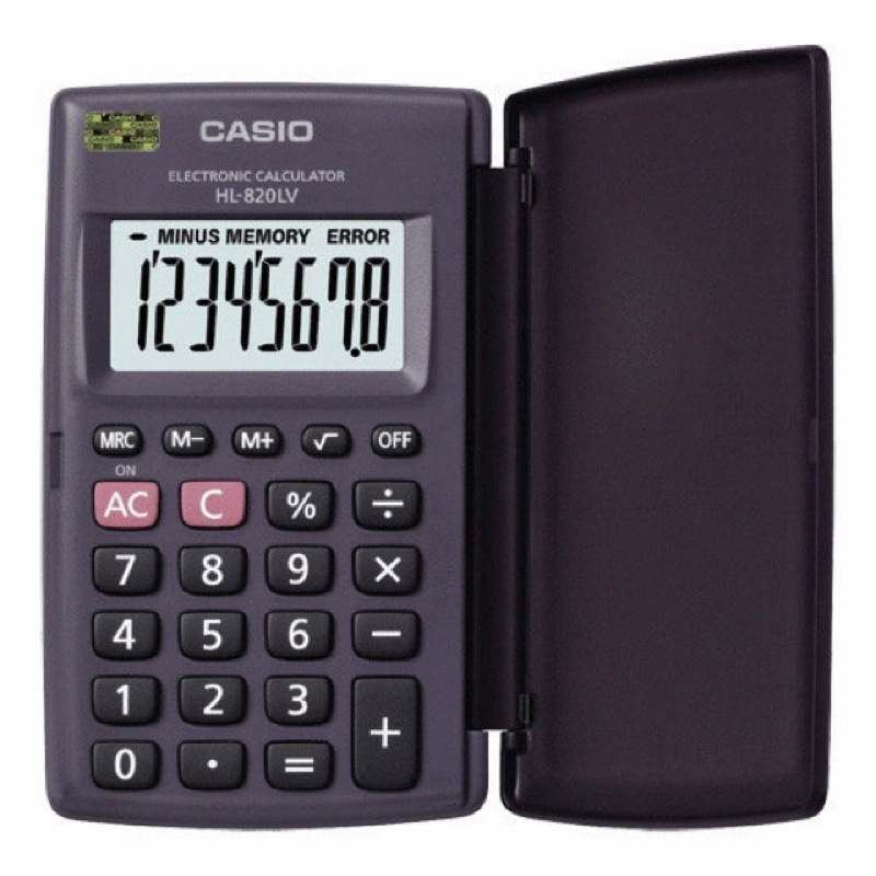 HL-820LV 卡西歐CASIO國家考試8位數計算機