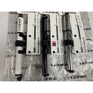 『時尚單車』LEZYNE ROAD DRIVE M 公路車專用高壓打氣筒 160psi 銀/黑/白