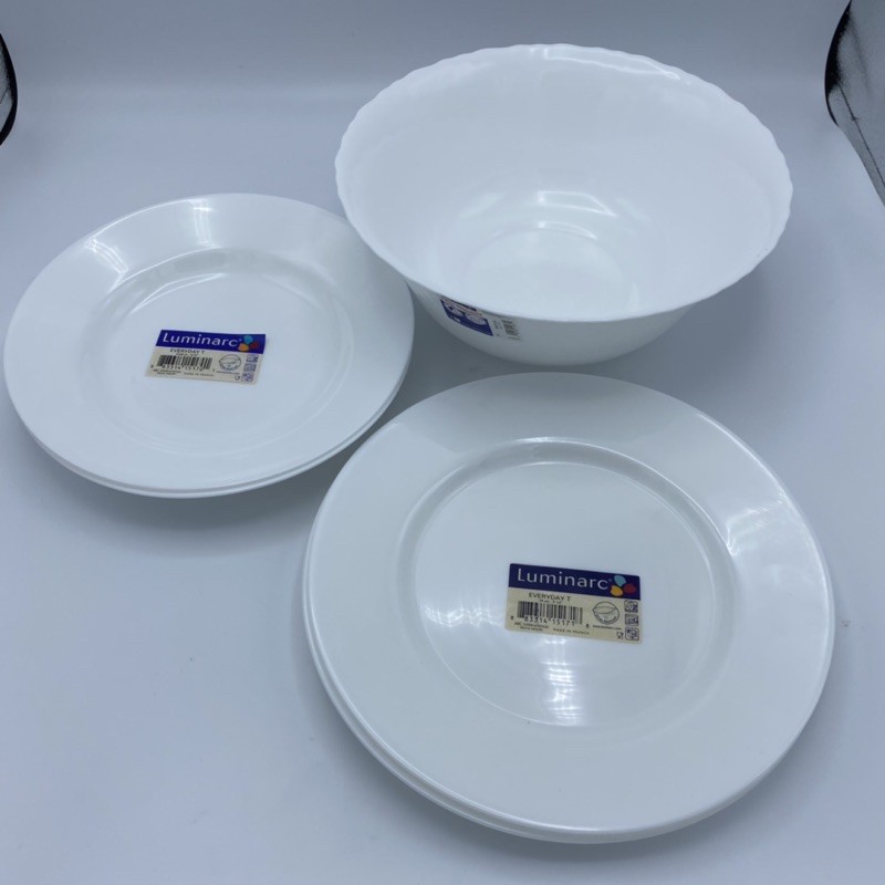 【法國Luminarc樂美雅】5件餐盤組