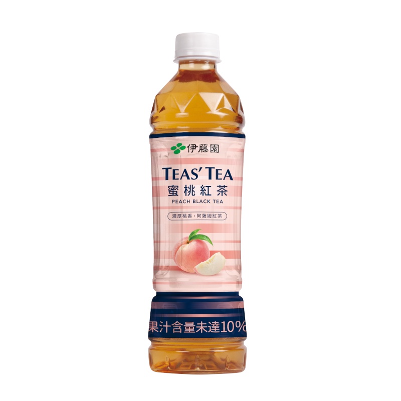 伊藤園TEAS' TEA 蜜桃紅茶 535ml x 24 [箱購]【家樂福】