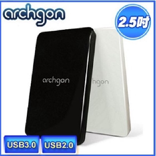 【Archgon】MH-2619 USB 3.0 2.5吋 SATA硬碟外接盒 黑白兩色 現貨快速 超商取貨