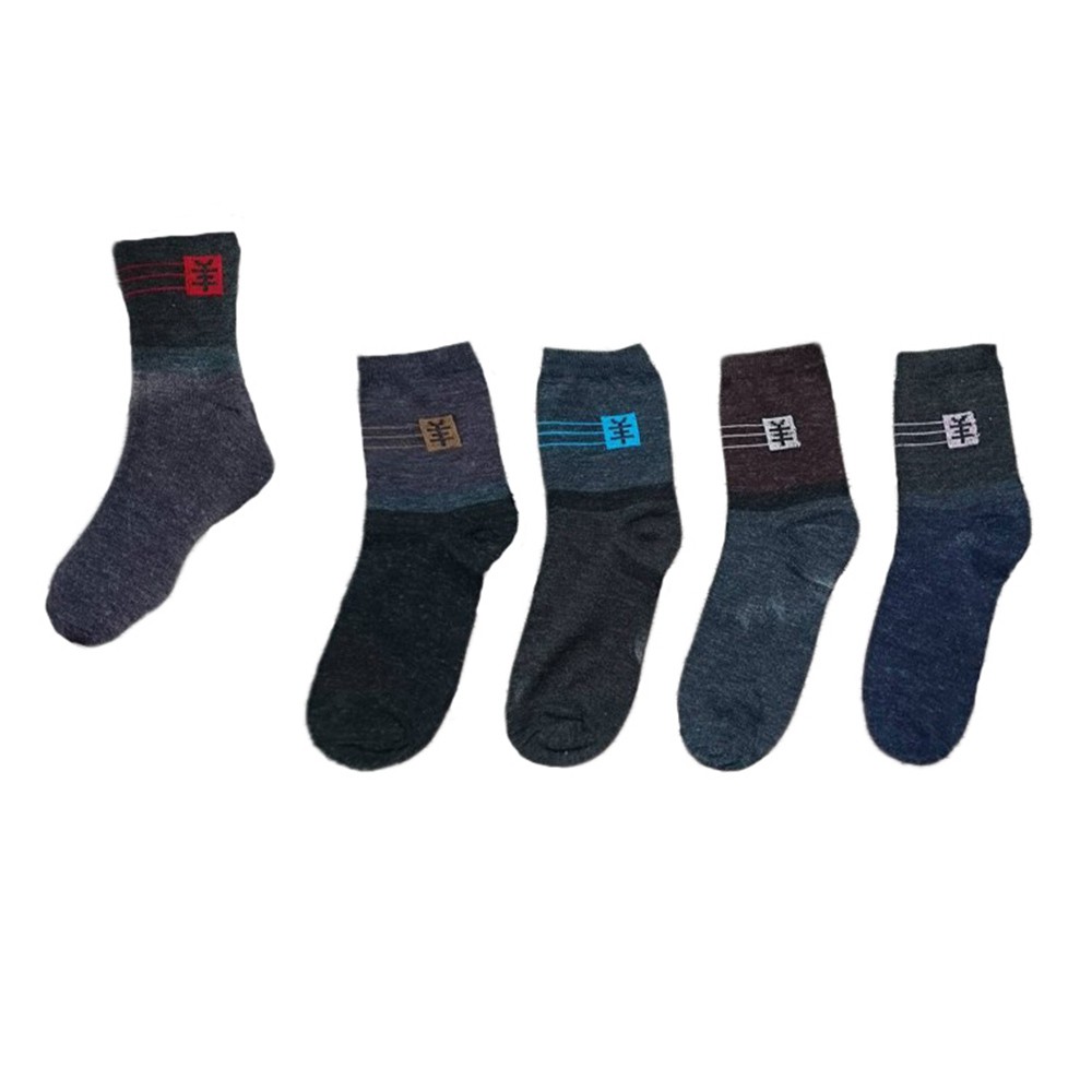 HIROSAWA 輕薄除菌保暖羊毛襪-男款(5雙組) "耐洗滌 除菌率99.9%" 榮獲國際發明獎的襪子