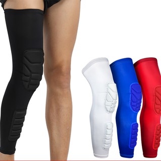 運動護膝 透氣加長防撞護腿套 戶外籃球足球登山騎行護具