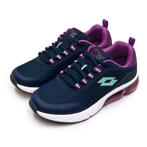 【LOTTO】專業避震氣墊慢跑鞋 SHINY閃耀系列 藍紫 2686 女