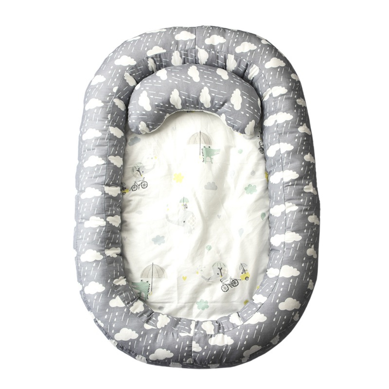 純棉 便攜式嬰兒床 中床 可拆洗 新生兒bb寶寶睡覺神器 可折疊 仿生床【IU貝嬰屋】