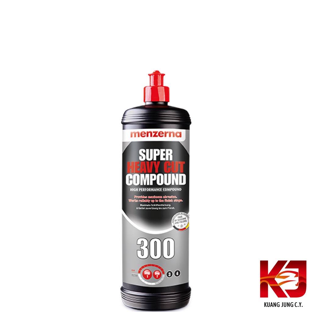 Menzerna Super Heavy Cut Compound 300 猛男 250ml 32oz 虎姬漆蠟