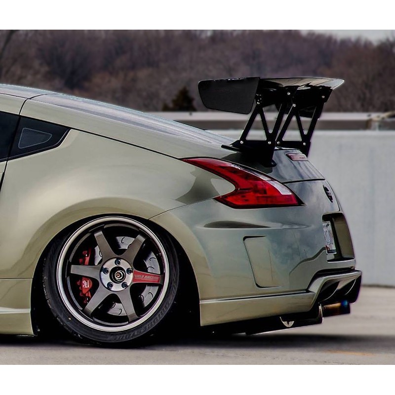 大男孩車庫 Nissan 370z Z34 Voltex款碳纖維單層戰鬥尾翼 蝦皮購物