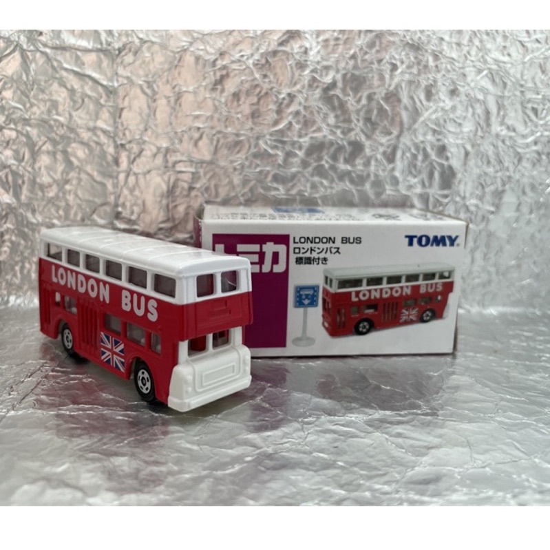 TOMICA NO.F15 倫敦雙層巴士 LONDON BUS 交通豆知識 藍標 藍字 多美 TOMY