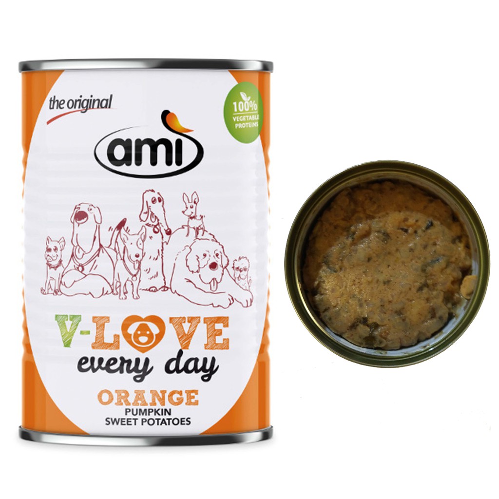 AMI 阿米素食狗罐頭(400g) 義大利原裝進口