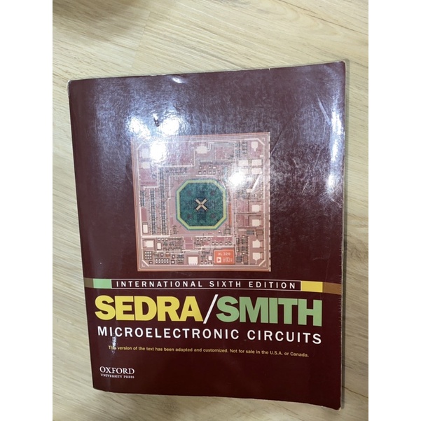 二手原文書 電子學 電路學《Sedra/Smith Microelectronic Circuits 6e 1CD》