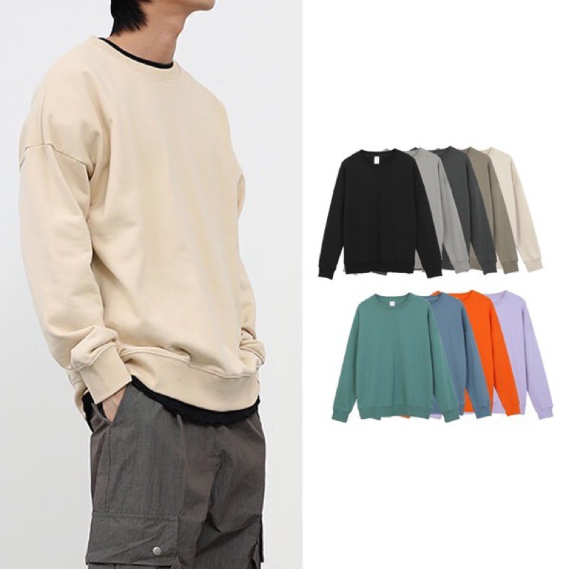 Texturetip Official 寬版落肩素色大學t 素色寬版oversize 落肩 蝦皮購物