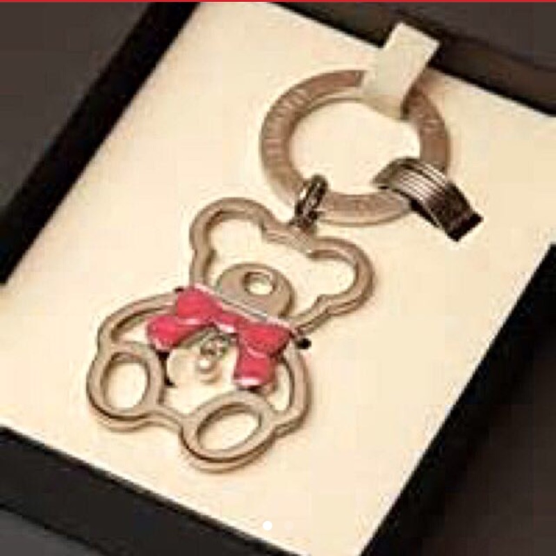 日本珍珠品牌Mikimoto小熊珍珠鑰匙圈